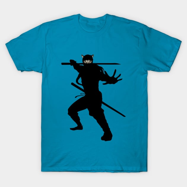 Ninja Cat T-Shirt by GuatMoney